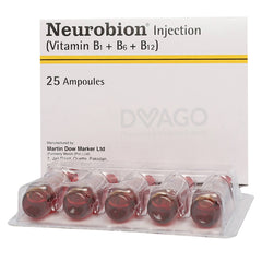 Neurobion Injection 3 ml (1 Box = 25 Ampoules)