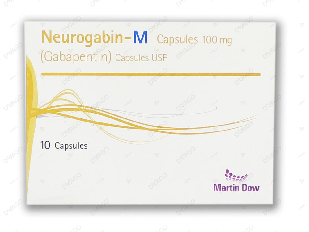 Neurogabin-M Capsules 100mg (1 Box = 1 Strip)(1 Strip = 10 Capsules)