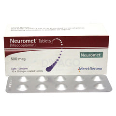 Neuromet Tablets 500mcg (1 Strip = 10 Tablets)