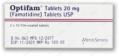 Optifam Tablets 20mg (1 Strip = 10 Tablets)