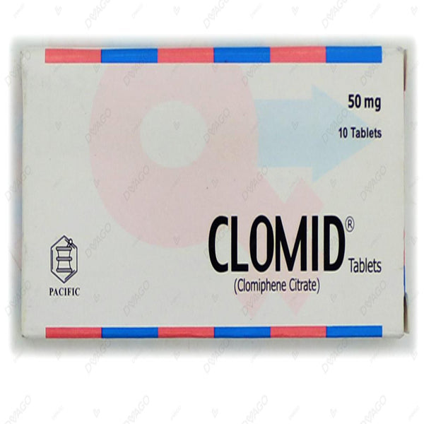 Clomid Tablets 50mg (1 Box = 1 Strip)(1 Strip = 10 Tablets)
