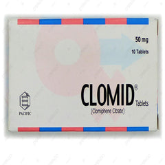 Clomid Tablets 50mg (1 Box = 1 Strip)(1 Strip = 10 Tablets)