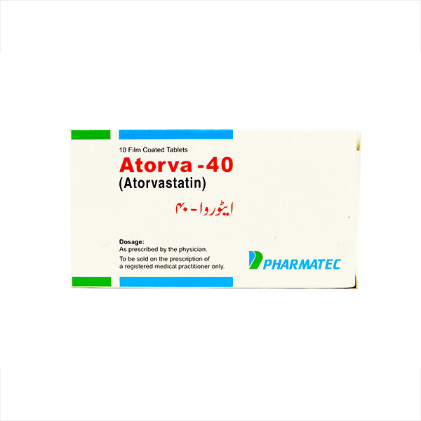 ATORVA 40MG 10 Tablets