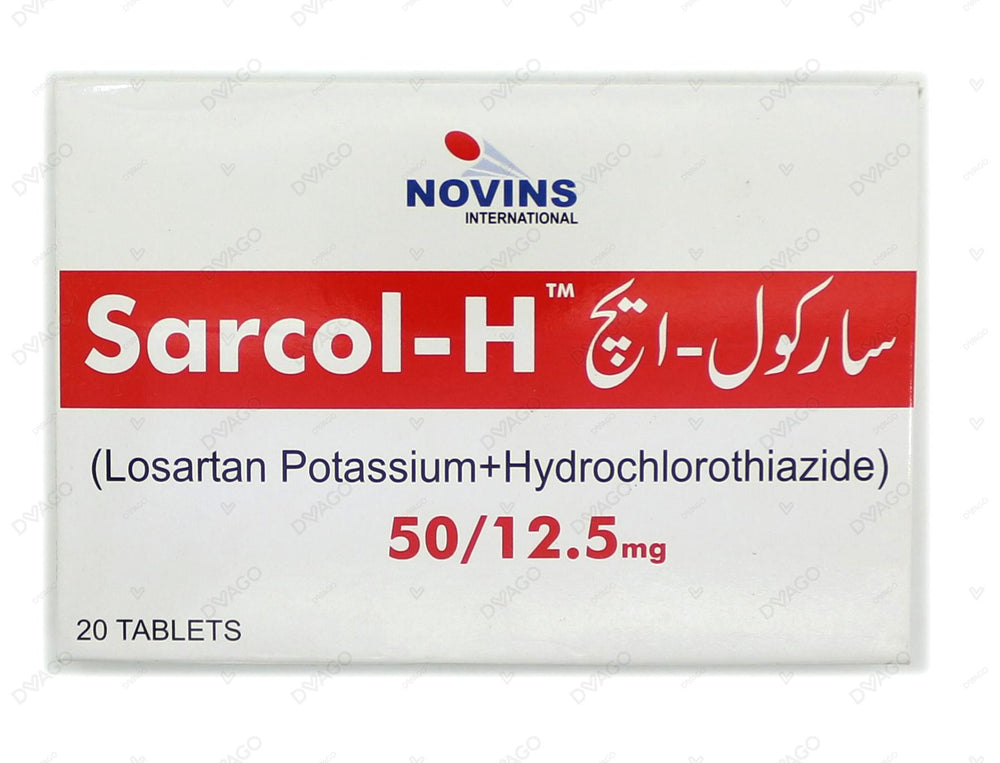 Sarcol-H Tablets 50/12.5mg (1 Box = 2 Strips) (1 Strip = 10 Tablets)