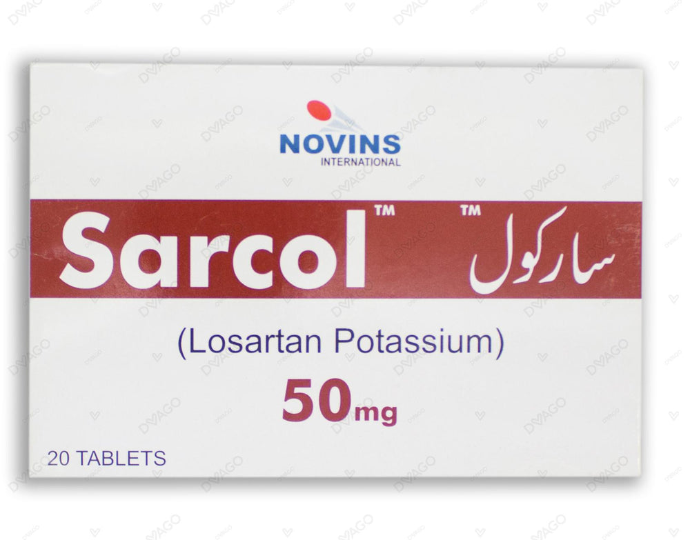 Sarcol Tablets 50mg (1 Box = 2 Strips) (1 Strip = 10 Tablets)
