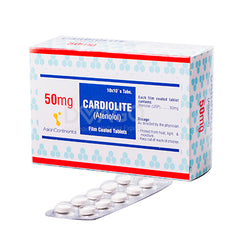 Cardiolite Tablets 50mg (1 Strip = 10 Tablets)
