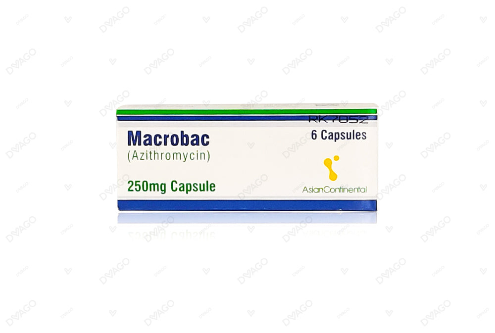 Macrobac Capsules 250mg (1 Box = 1 Strip)(1 Strip = 6 Capsules)