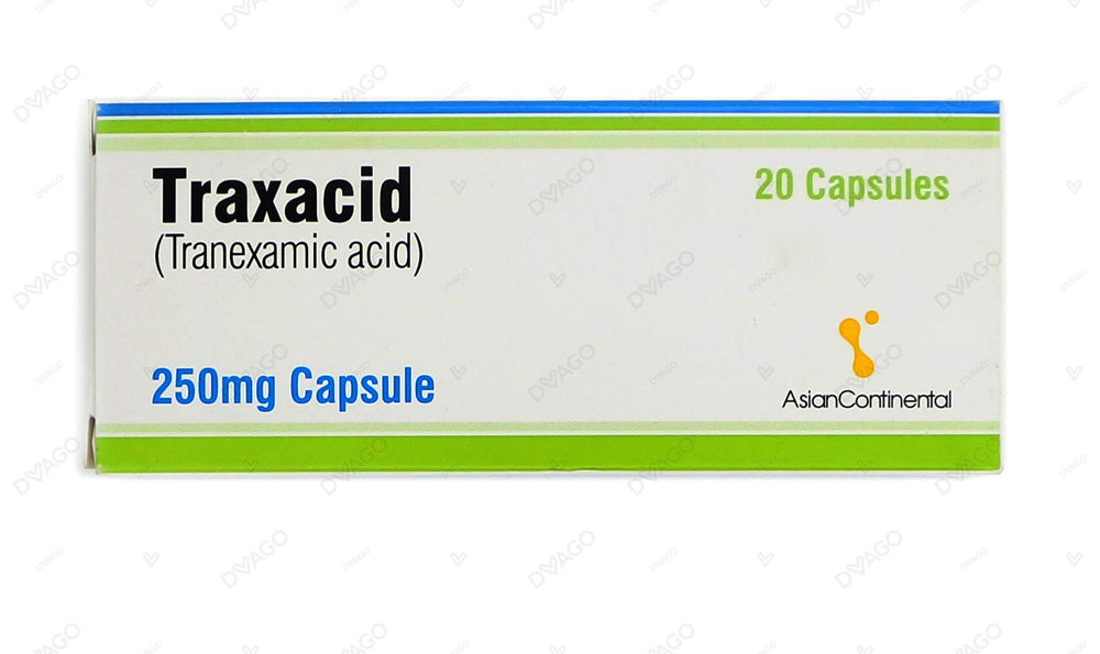 Traxacid Capsules 250mg (1 Strip = 10 Capsules)