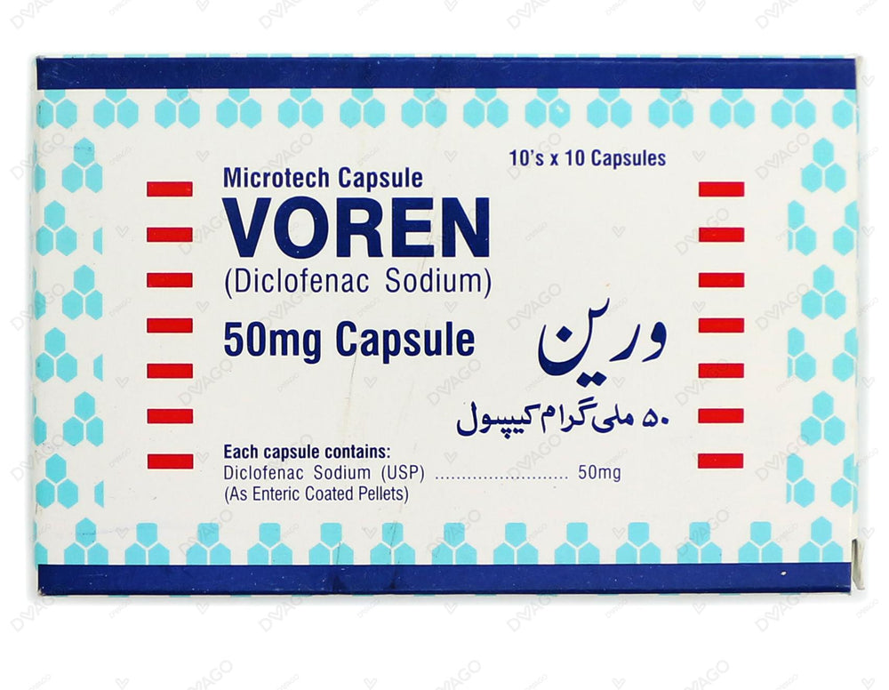 Voren Capsules 50mg (1 Strip = 10 Capsules)
