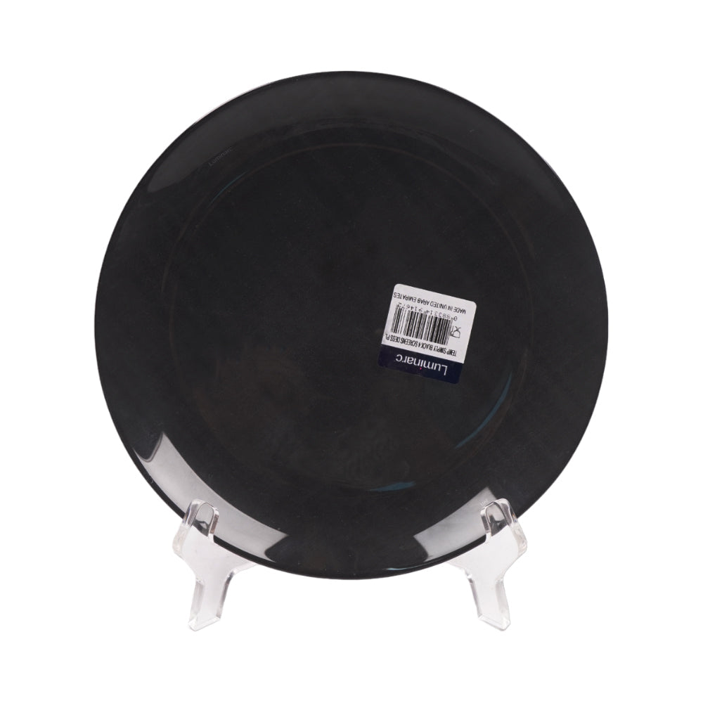 PLATE QUARTER LUMINARC SIMPLY BLACK Q9845 Default Title - MamasJan Crockery