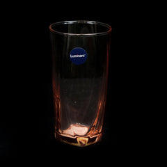 GLASS LUMINARC EIFFEL SALMON PINK V2952 (pack of 6) Default Title - MamasJan Crockery