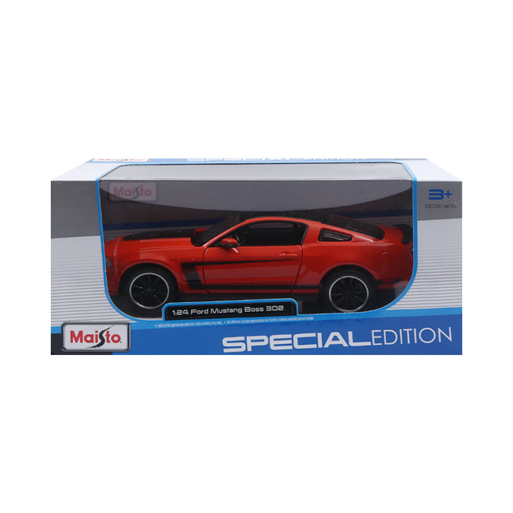 31269OG 124 FORD MUSTANG BOSS 302 ORANGE Default Title - MamasJan Toys