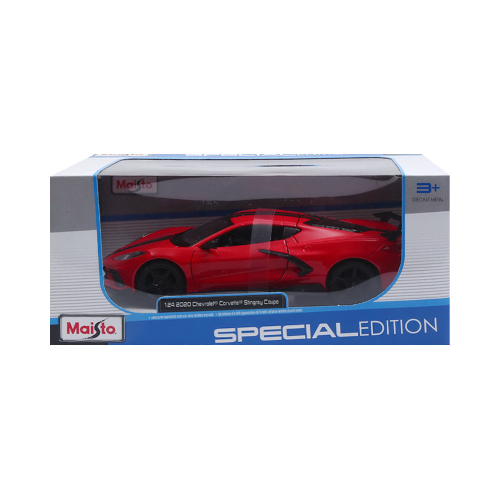 31534RD 1 24 2020 CHEV CORVETTE STINGRAY RED Default Title - MamasJan Toys