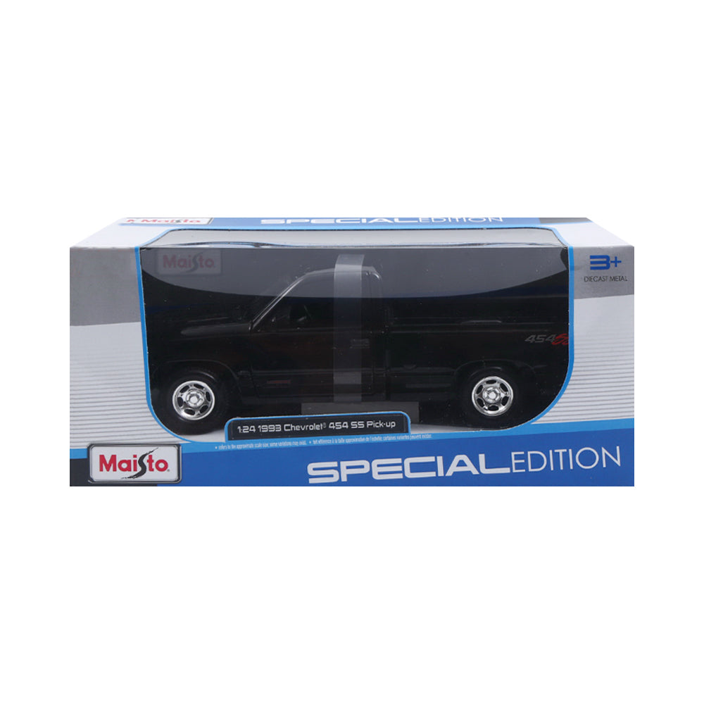 32901 MAISTO DIE CAST CHEVROLET PICK-UP BLACK 1993 CAR Default Title - MamasJan Toys