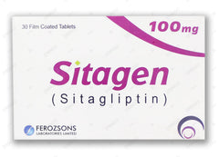Sitagen Tablets 100mg (1 Strip = 10 Tablets)