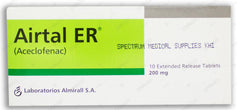 Airtal-Er Tablets 200mg (1 Box = 1 Strip)(1 Strip = 10 Tablets)