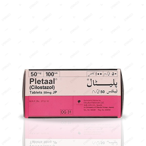 Pletaal Tablets 50mg (1 Strip = 10 Tablets)