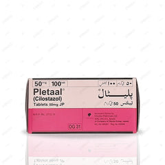 Pletaal Tablets 50mg (1 Strip = 10 Tablets)