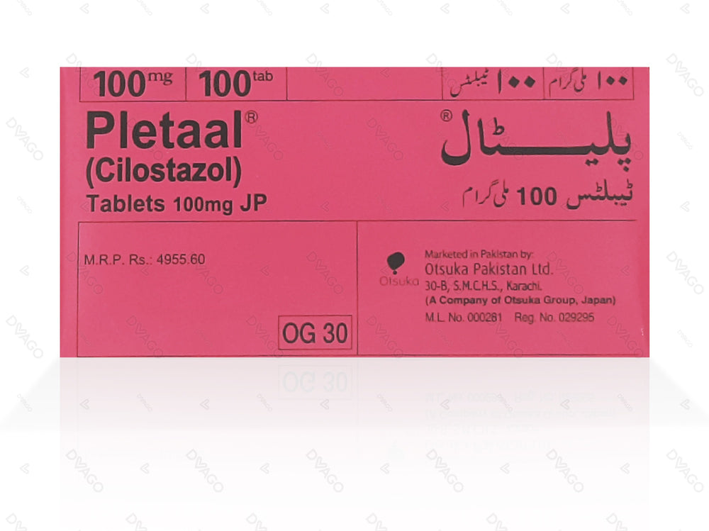 Pletaal Tablets 100mg (1 Strip = 10 Tablets)