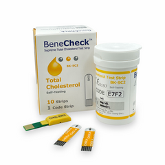 Benecheck Cholesterol Test Strip (Box = 10 Strips)