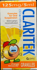 Claritek Granules Oral Suspension 125mg/5ml 60ml