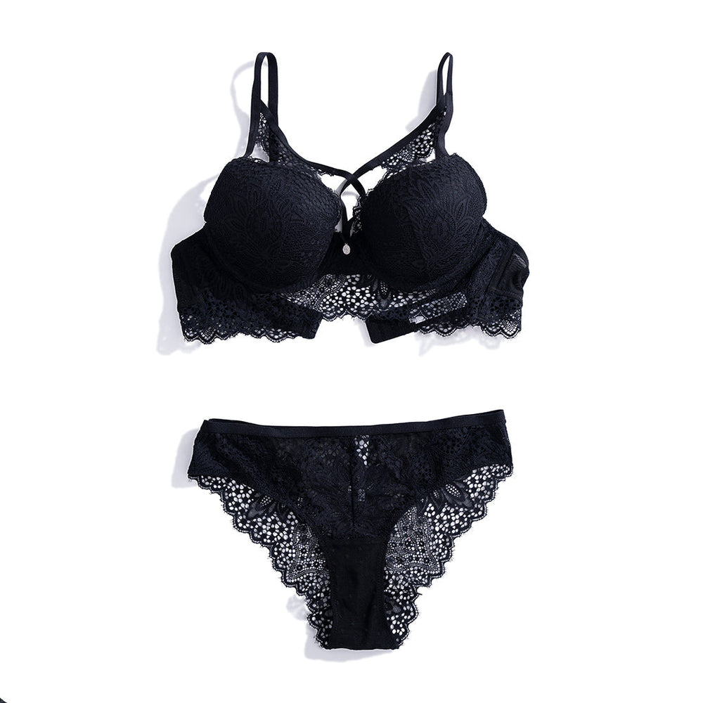 Victoria-Secret-Bra-Set-T29 BLACK / 34 / B - MamasJan Lingerie