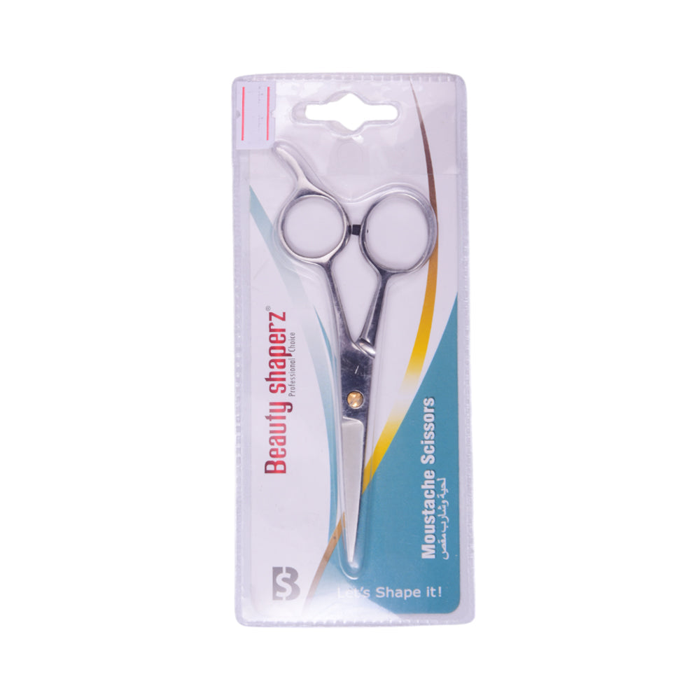 KROS BEAUTY SHAPERZ MOUSTACHE SCISSOR 153 PC Default Title - MamasJan Grocery Nonfood