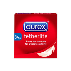 Durex Fetherlite Ultra Thin Condoms Feel 3Pcs