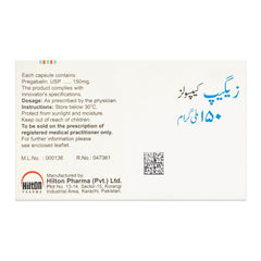 Hilton Pharma Zeegap Capsule, 150mg, 14-Pack product image 2 - Mamasjan