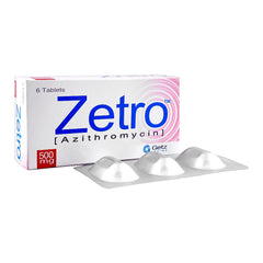 Getz Pharma Zetro Tablet, 500mg, 6-Pack product image 2 - Mamasjan