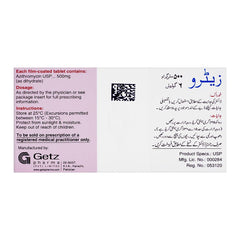Getz Pharma Zetro Tablet, 500mg, 6-Pack product image 3 - Mamasjan