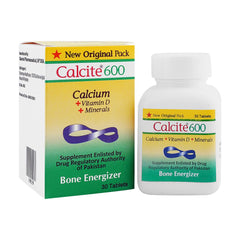 Gemini Pharmaceutical Calcite-600 Tablet, 30-Pack product image - Mamasjan