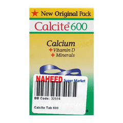 Gemini Pharmaceutical Calcite-600 Tablet, 30-Pack product image 2 - Mamasjan