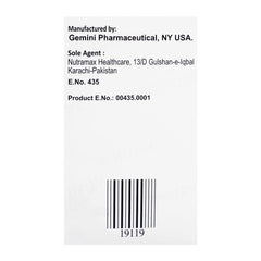 Gemini Pharmaceutical Calcite-600 Tablet, 30-Pack product image 3 - Mamasjan