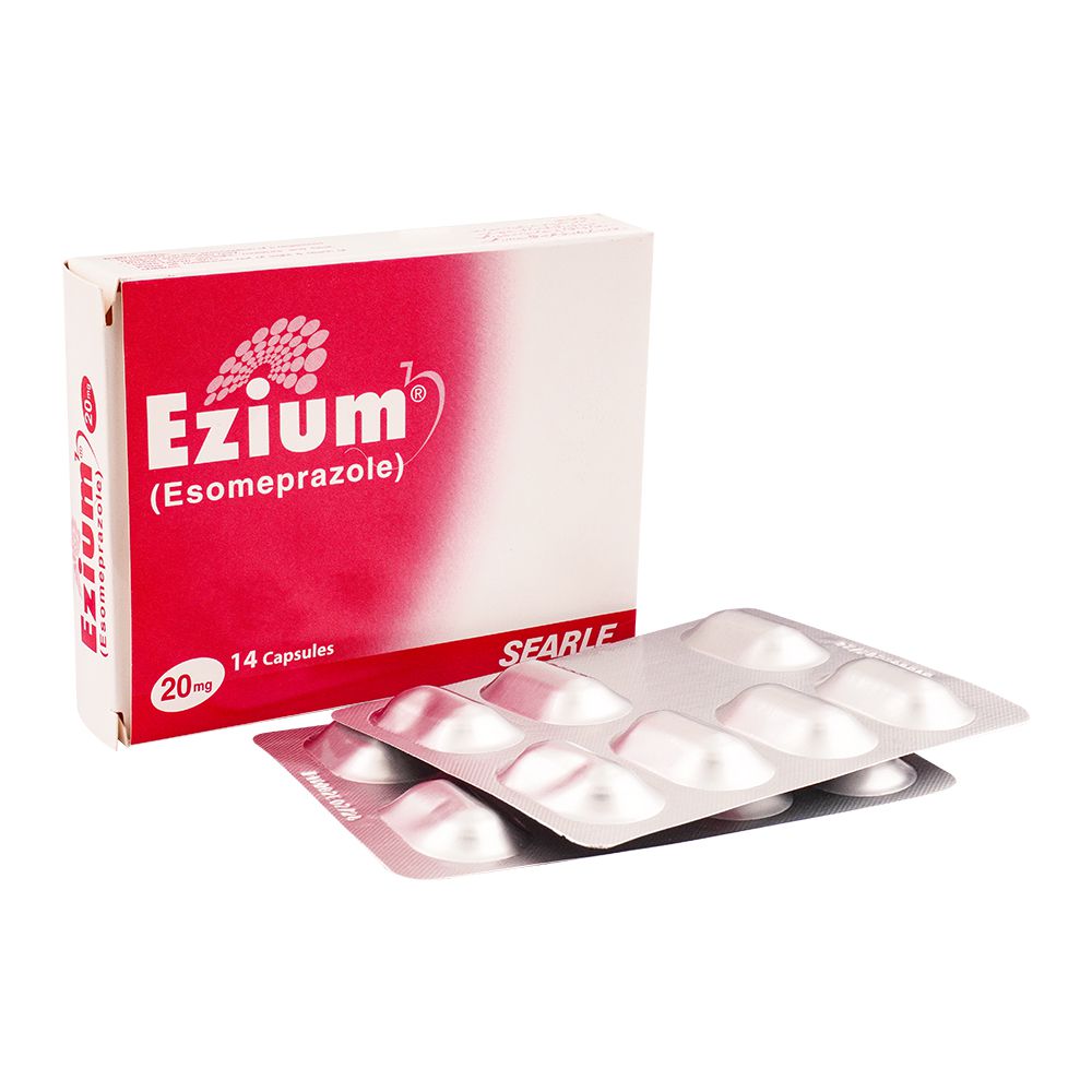 Searle Ezium Capsule, 20mg, 14-Pack product image - Mamasjan