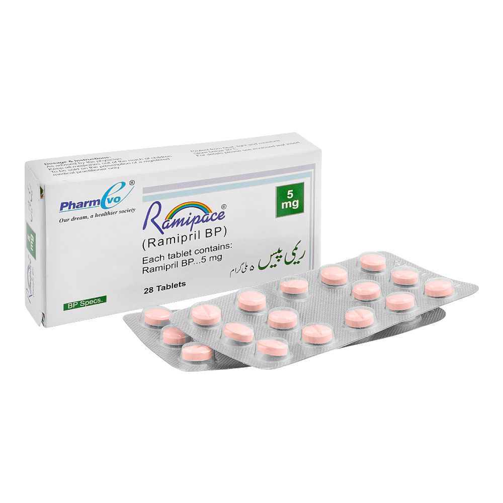 PharmEvo Ramipace Tablet, 5mg, 28-Pack product image - Mamasjan