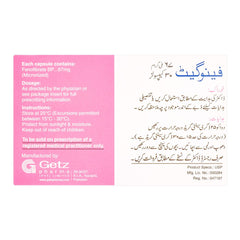 Get Pharma Fenoget Capsule, 67mg, 30-Pack product image 3 - Mamasjan