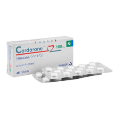Cordarone Tablet, 100mg, 28-Pack product image - Mamasjan