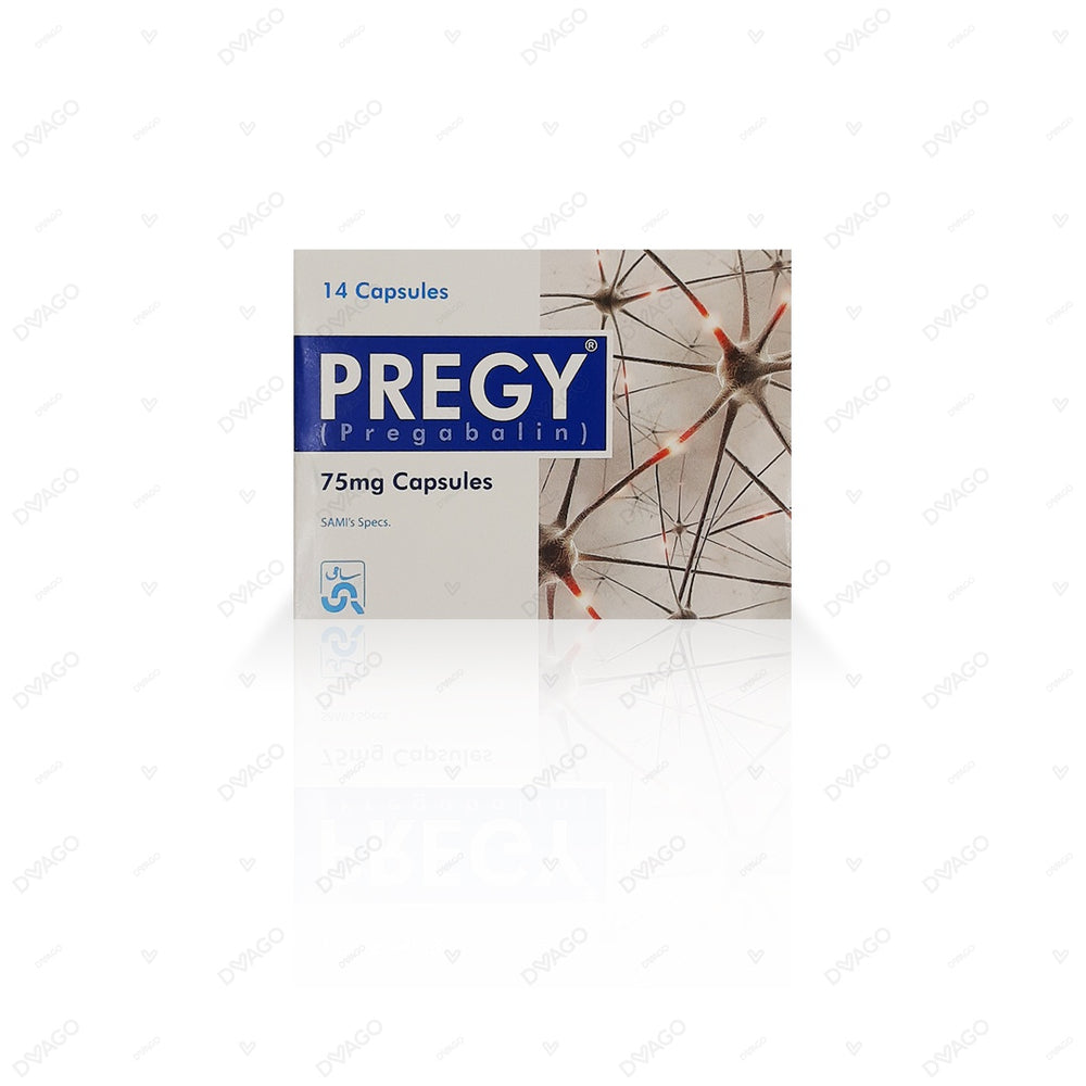 Pregy Capsules 75mg (1 Box = 1 Strip)(1 Strip = 14 Capsules)