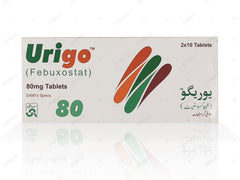 Urigo Tablets 80mg (1 Strip = 10 Tablets)