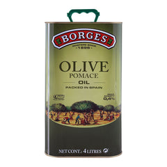 BORGES OLIVE POMACE OIL TIN 4LTR Default Title - MamasJan Grocery