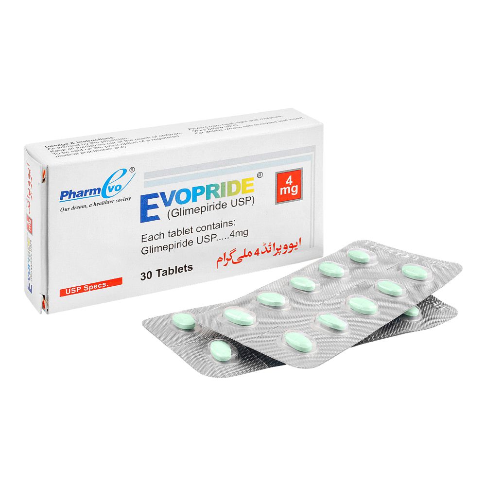 PharmEvo Evopride Tablet, 4mg, 30-Pack product image - Mamasjan