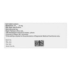 Bayer Pharmaceuticals Proviron Tablet, 25mg, 20-Pack product image 2 - Mamasjan