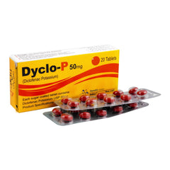 Indus Pharma Dyclo-P Tablet, 50mg, 20-Pack product image - Mamasjan