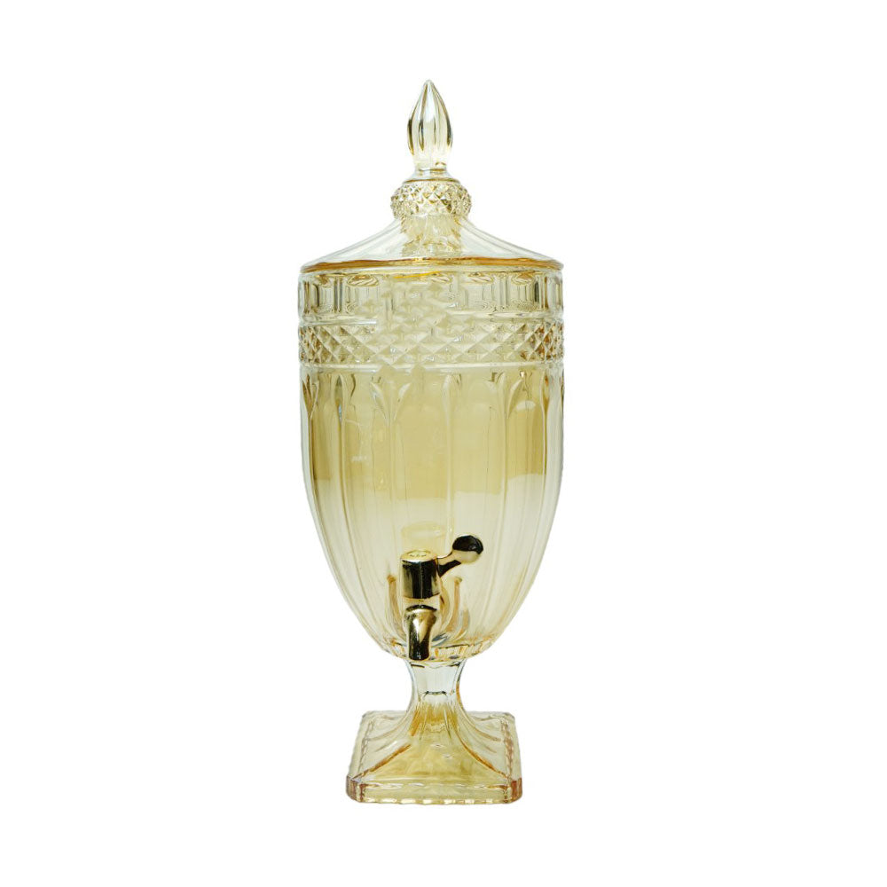 WATER COOLER GLASS AMBER+BLUE J310531WY Default Title - MamasJan Crockery