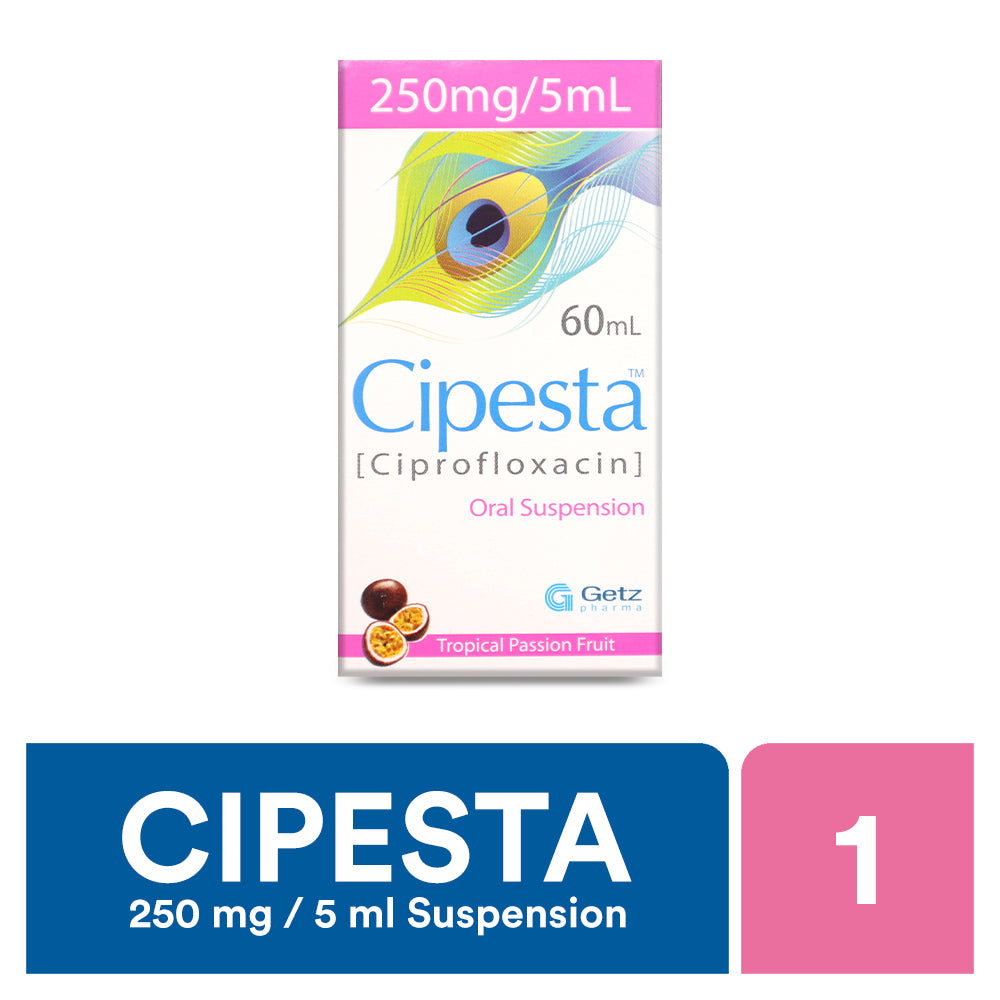 Cipesta 60ml Oral Suspension 250mg/5ml