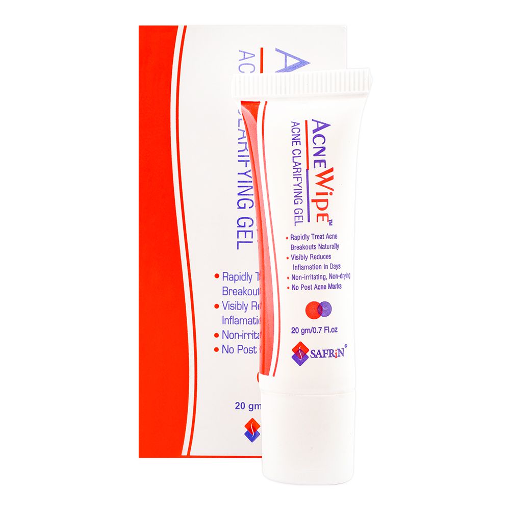 Safrin Skin Care Acne Wipe Clarifying Gel, 15g product image - Mamasjan