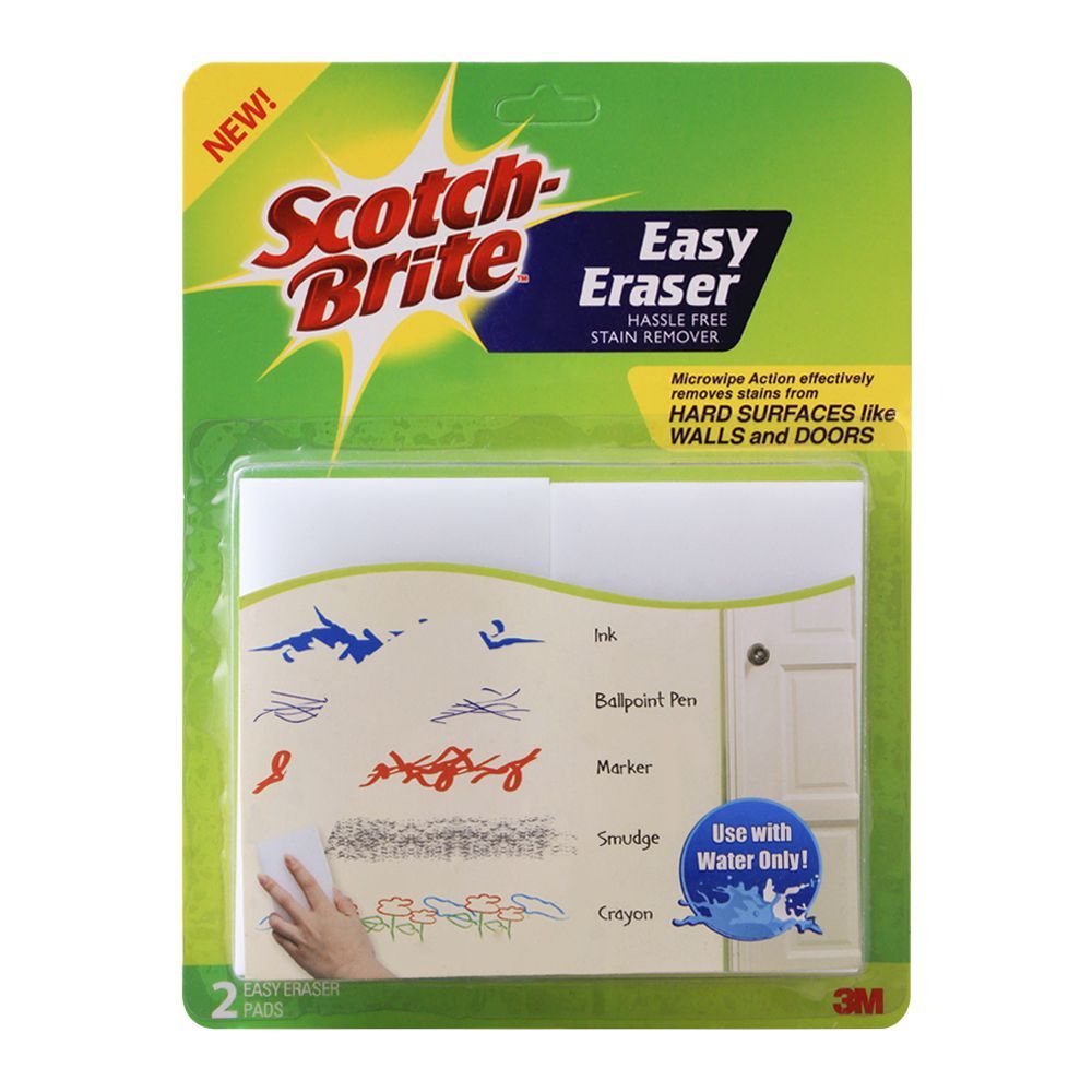 SCOTCH BRITE SPONGE EASY ERASER STAIN REMOVER Default Title - MamasJan Grocery Nonfood