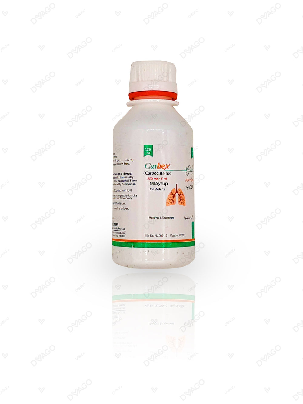 Carbex 120ml Suspension 250mg/5ml