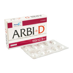PharmEvo Arbi-D Tablet, 150/12.5mg, 10-Pack product image - Mamasjan